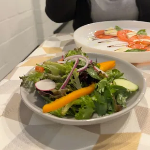 This was the side salad with my meal.  There was no need to add dressing, it&apos;s already ready.
