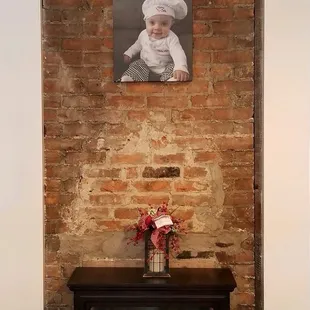 a picture of a baby in a chef's hat