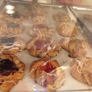a variety of pastries