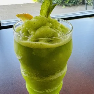 a green smoothie