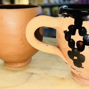 Moroccan mugs, clay mugs