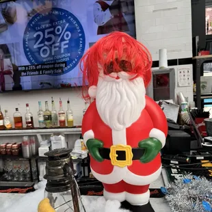 Santa has a bad piece