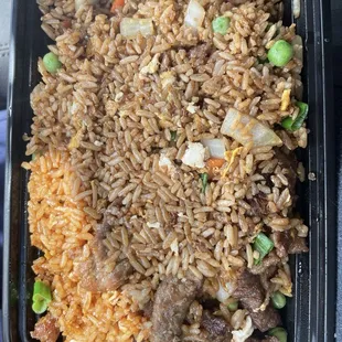 Beef fried rice