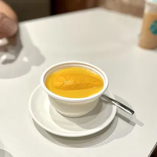 Mango milk custard