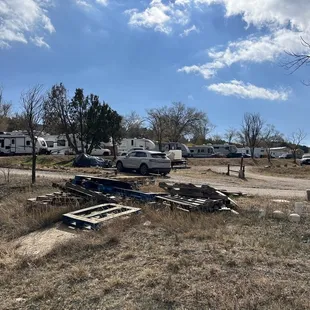View of the RV park