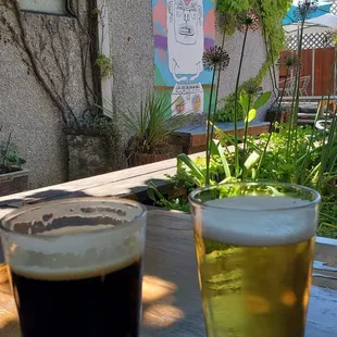 Saturday in North Portland.... Ecliptic Porter and Pfreim Pilsner