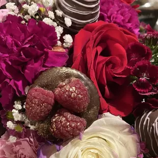 Dark chocolate covered Strawberries