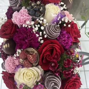 Dark chocolate covered Strawberries