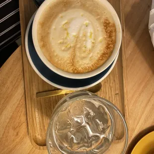 Hot Lemon Lavender Latte