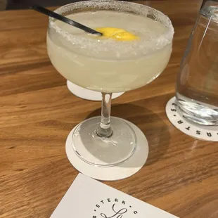 Lemon drop martini
