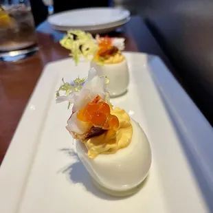 Lobster Deviled Eggs