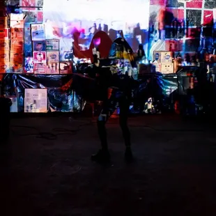 a man dressed in a costume