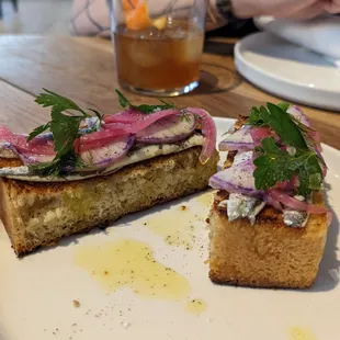 Anchovy Toast