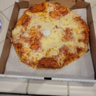a pizza in a box