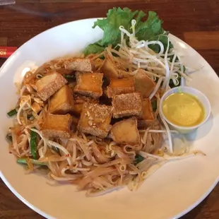 Tofu Pad Thai with the Curry Peanut Sauce!!! AMAZING!