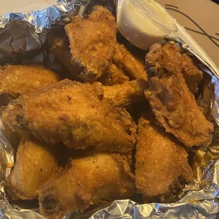 Seasoned wings