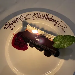 Chocolate mousse cake