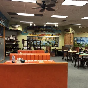interior, sushi and sashimi