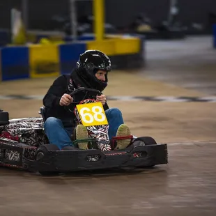 High speed, intense indoor karting