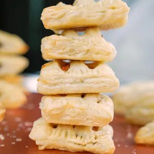 Almond with Raisin Puff Pastry