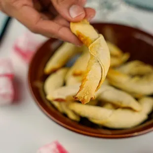 Turkish Candy Delight littel Croissant cookies