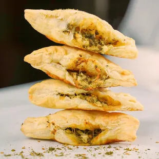 Feta Cheese with Parsley Puff Pastry