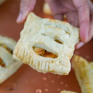 Almond with Raisin Puff Pastry