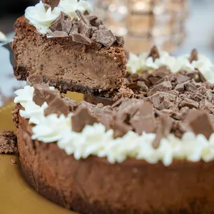 Chocolate cheesecake