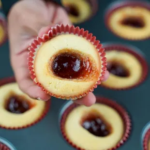 Strawberry Jam Thumbprint Cookies