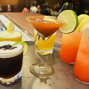 Handcrafted cocktails