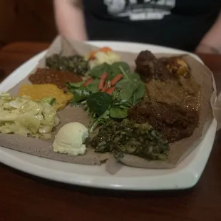 Beyaynetu and a meat pairing