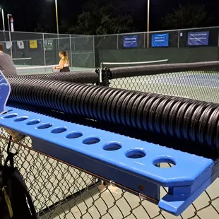 Paddle rack for 12 pickleball paddles