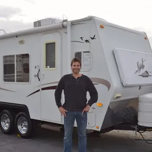 Congratulations to Michael on his New Nash 17C Travel Trailer!!!!