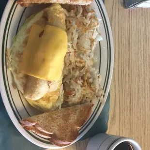 The perch omelette was a new concept for me, but it was surprisingly good and came with a large portion of Lake Erie perch.