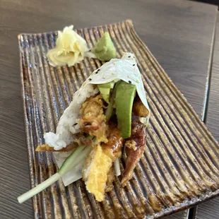 Spider hand roll
