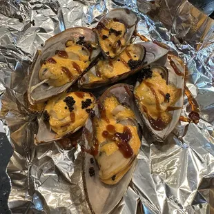 Baked Mussels