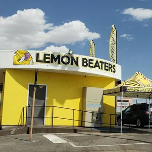 the entrance to the lemon beaters