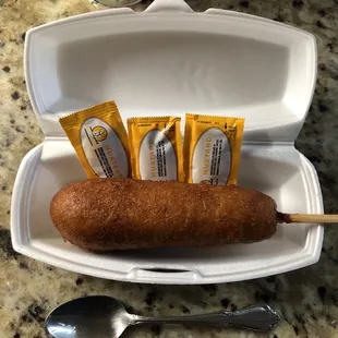 $5 kids meal corn dog