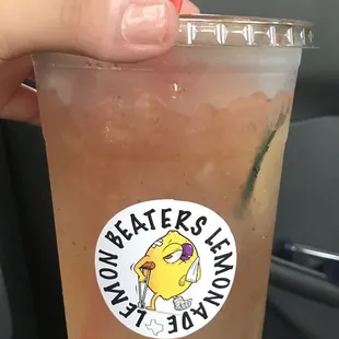 Cucumber tajin lemonade