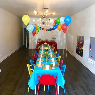 painting party @ Lemon Blossom Creations studio