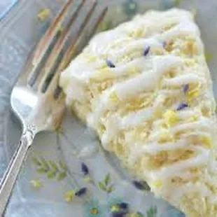 Lemon Lavender Cream Scone