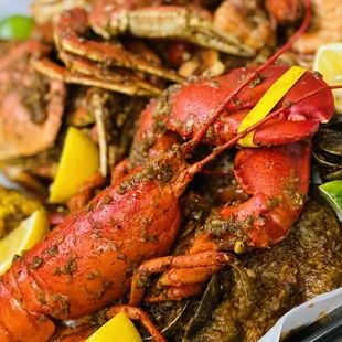 Combo 3 and with add-on Dungeness crab legs