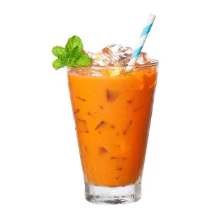Thai tea ,you can add boba