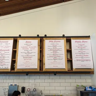 Menu as of 8/14/23