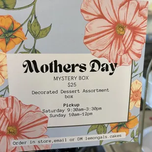 Mothers Day Specials