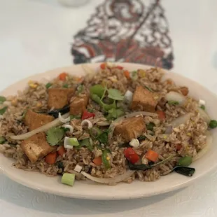 Spicy Fried Rice with Tofu