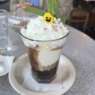 Ice cream with Vietnamese espresso