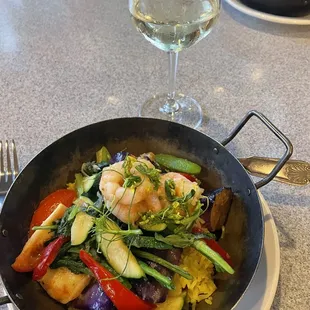 shrimp paella