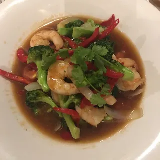 Spicy Garlic Prawns