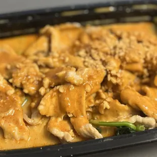 Peanut Sauce over Chicken